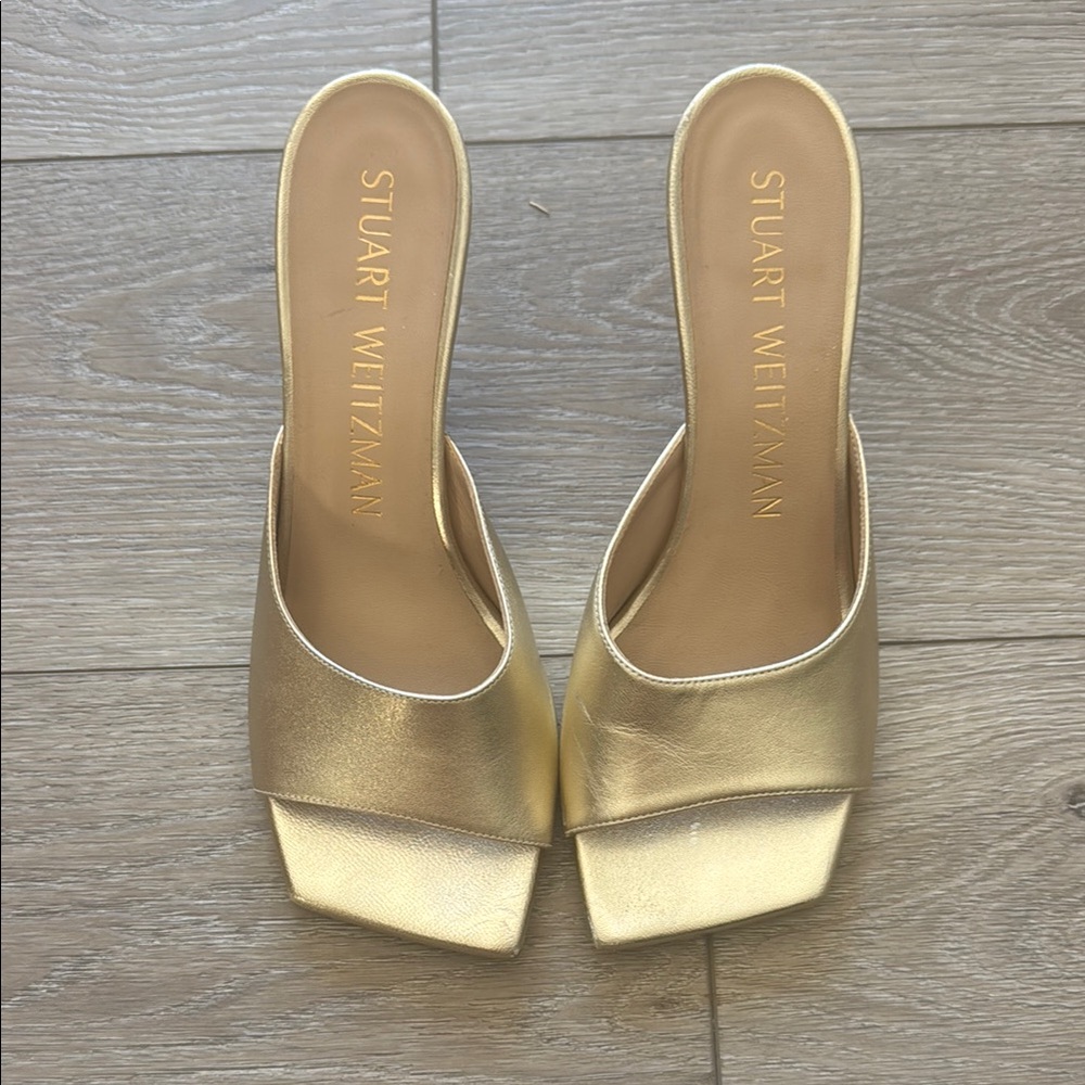 Stuart Weitzman Gold Women's Heels